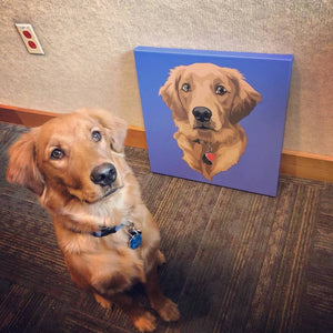 Pet Art - Custom Wall Canvas Prints Of Your Pet