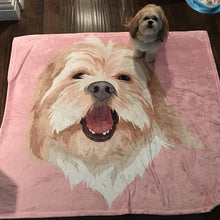 Load image into Gallery viewer, Custom Pet Fleece Blanket