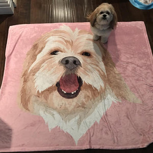 Custom Pet Fleece Blanket