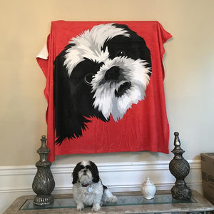 Custom Pet Fleece Blanket