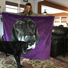 Load image into Gallery viewer, Custom Pet Fleece Blanket