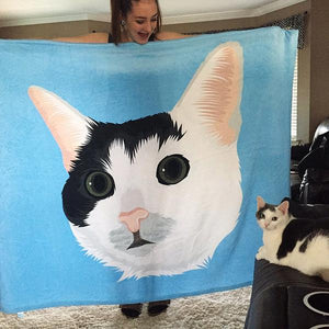 Custom Pet Fleece Blanket