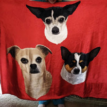 Load image into Gallery viewer, Custom Pet Fleece Blanket