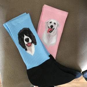 Custom YOUR-Pet Printed Socks [for humans]